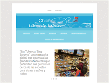 Tablet Screenshot of chilelibredetabaco.cl